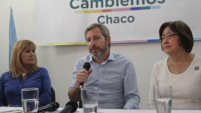 Frigerio apuntó contra Capitanich y Cristina en su paso por el Chaco