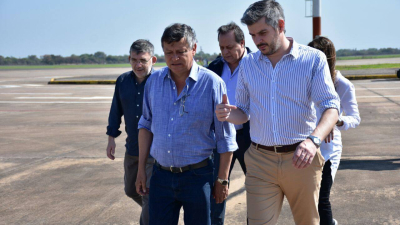 Los funcionarios nacionales llegaron a la provincia para inaugurar el parque El Impenetrable