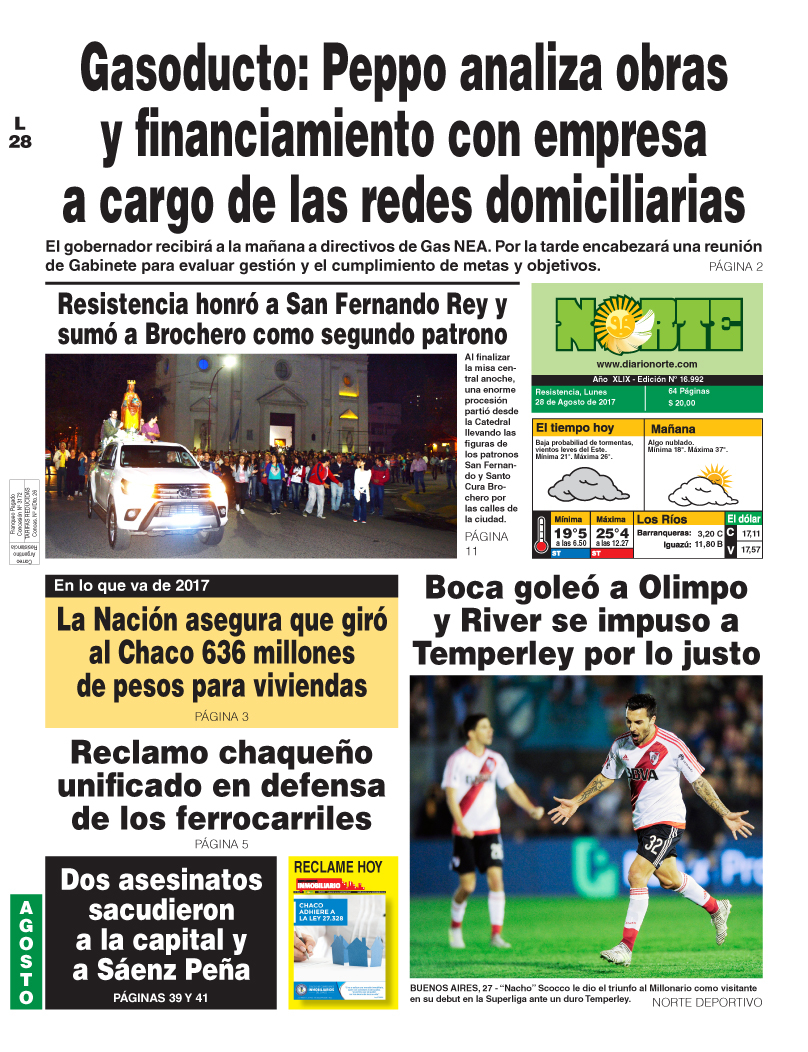Edición del 28.08.17