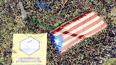 “Adiós España”: El independentismo catalán volvió a mostrar su fuerza