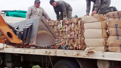Planta recicladora de Villa Ángela vendió 18.520 kilos de cartón y plástico
