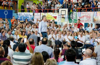 En Sáenz Peña, Macri instó a “seguir trabajando todos juntos para crecer”