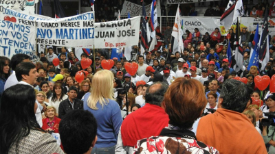 El Frente Chaco Merece Más festejó en Villa Ángela y pidió el voto para el 22 de octubre