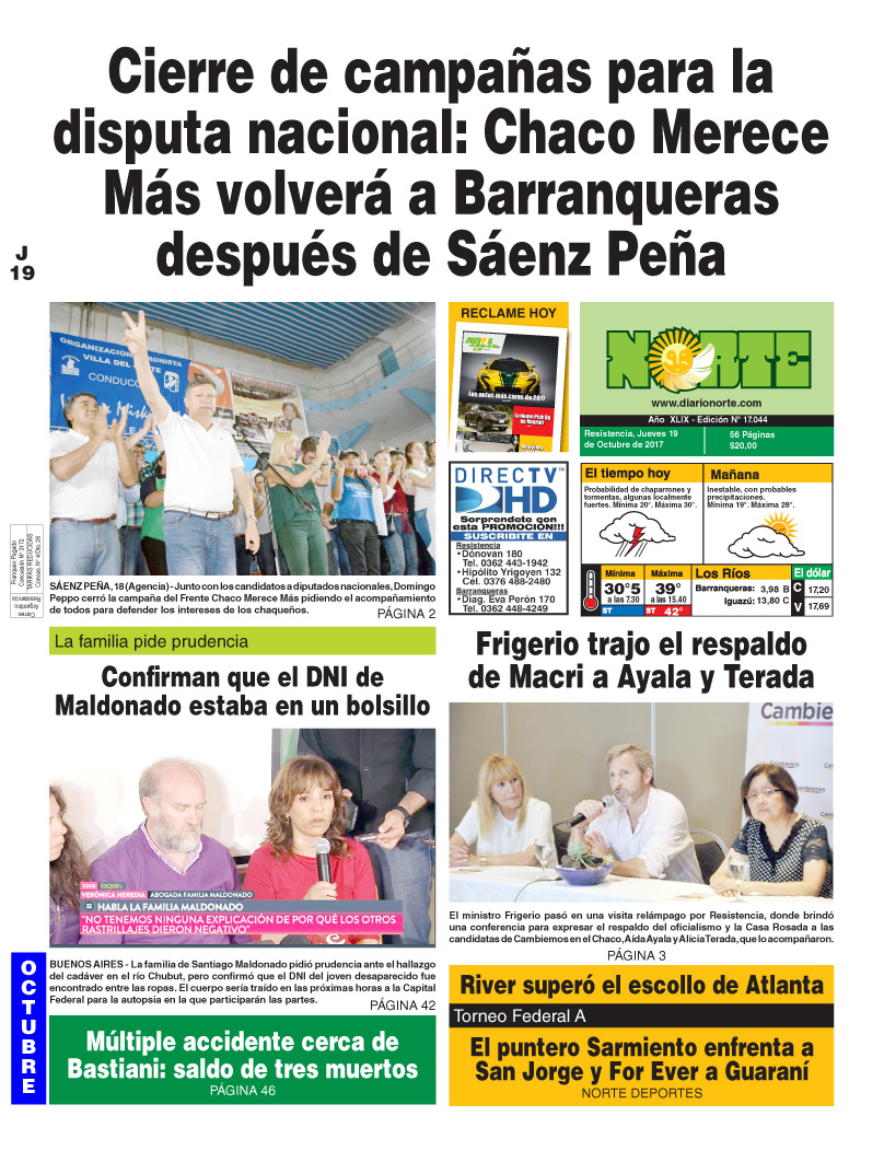 Edición del 19.10.17