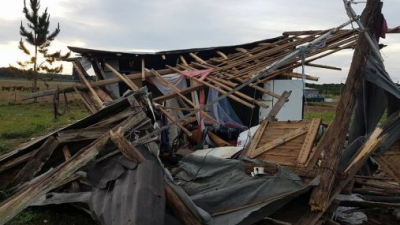Temporal sacudió a Santo Tomé y más de 80 viviendas fueron afectadas