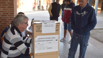 Alto porcentaje de votantes en el interior provincial