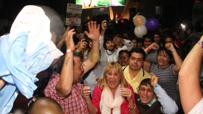 Con un estruendoso festejo, Cambiemos celebró el triunfo en la provincia