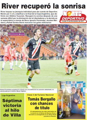 River recuperó la sonrisa