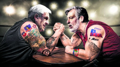 Piñera o Guillier: el que pestañea pierde