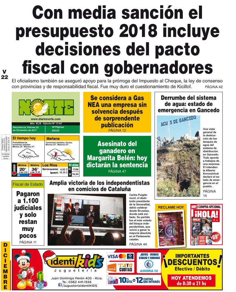 Edición del 22.12.17
