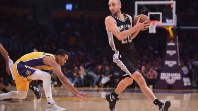 NBA: Manu Ginóbili está quinto en la votación para el Juego de las Estrellas