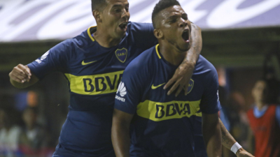 Un zapatazo de Fabra tapó las limitaciones de Boca