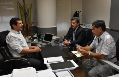 Funcionarios del Ministerio del Interior analizan el Plan de Convergencia con Ocampo y su equipo