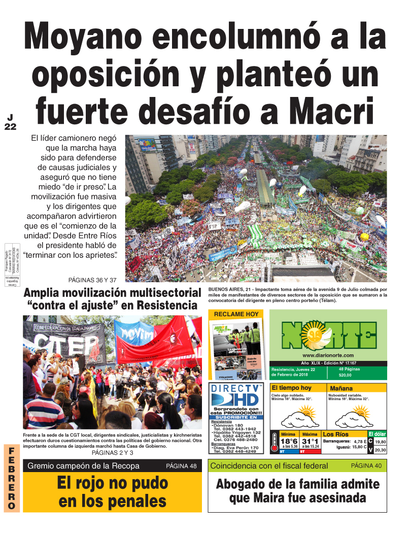 Edición del 22.02.18