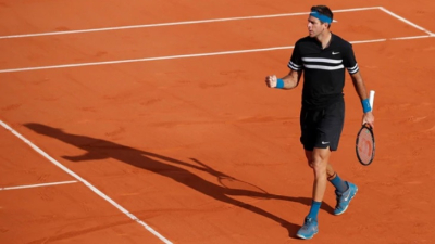Juan Martín del Potro derrotó en tres sets a Albert Ramos y avanzó a octavos de Roland Garros