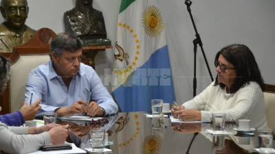 Primer encuentro de la administradora general de Vialidad Nacional con el gobernador