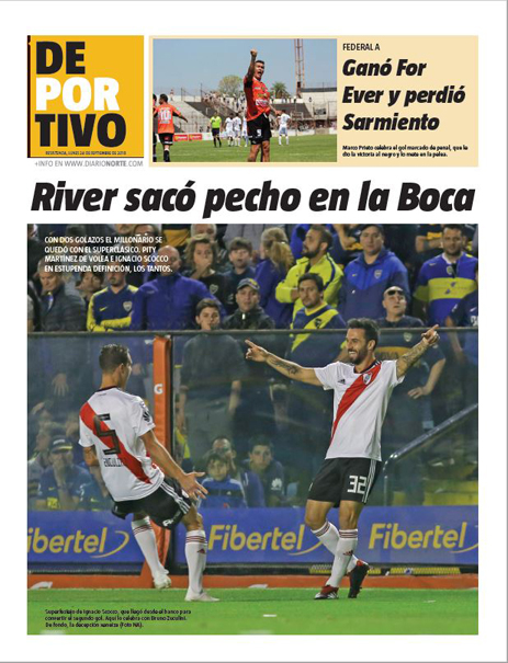 River sacó pecho en la Boca
