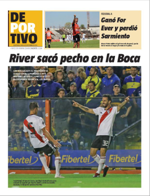 River sacó pecho en la Boca