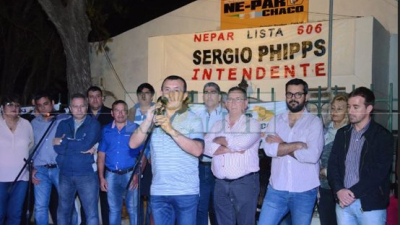 Phipps inició la carrera por la intendencia en Colonia Benítez
