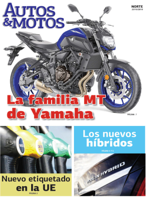 La familia MT de Yamaha