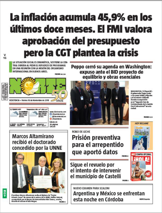 Edición del 16.11.18