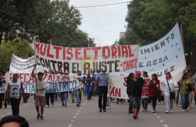 "El Chaco dice basta", es el lema del reclamo de distintos sectores