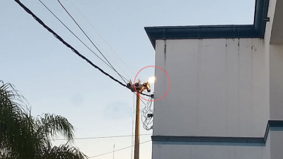 Villa Angela: explotó un transformador y dejó sin luz a parte del centro