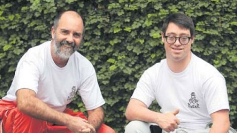 Joven peruano se convertirá en el primer corredor del Dakar con síndrome de Down