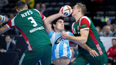Mundial de handball: Argentina igualó con Hungría en el partido del debut