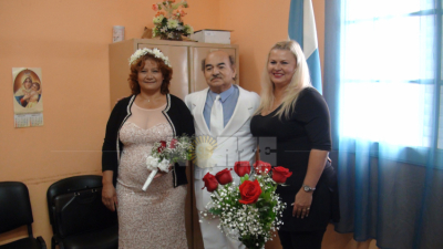 Tras 23 años de novios, se animaron al Sí el Día de los Enamorados