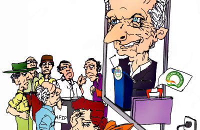 Un presidente con anuncios siempre cortos y lanzado a un viaje muy largo
