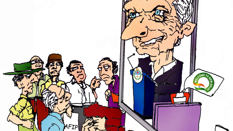 Un presidente con anuncios siempre cortos y lanzado a un viaje muy largo