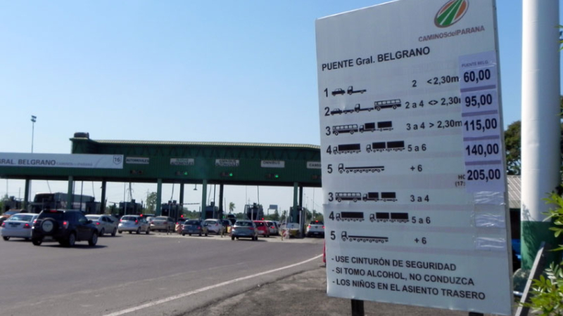 El peaje ya se paga un 300% más que en marzo del año pasado