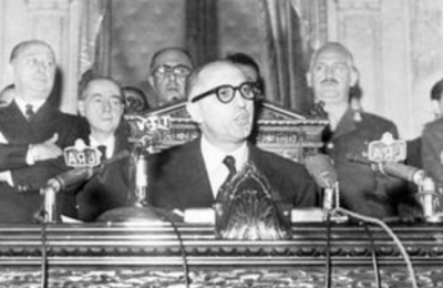 Entre tanques y sufragios: una democracia ficta