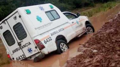 Una ambulancia quedó atrapada en El Impenetrable