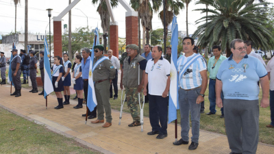 Sáenz Peña rinde tributo a los héroes del Atlántico Sur