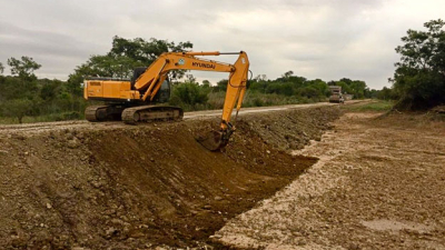 APA construirá un muro de diez kilómetros para contener el agua que baja hacia Charata