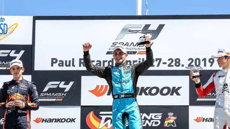 Giorgio Carrara se quedó con la tercera carrera de la F4 Española