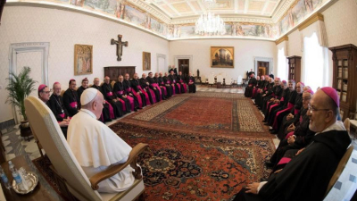 Fraterna audiencia del Papa con obispos argentinos