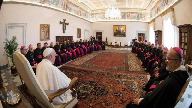 Fraterna audiencia del Papa con obispos argentinos