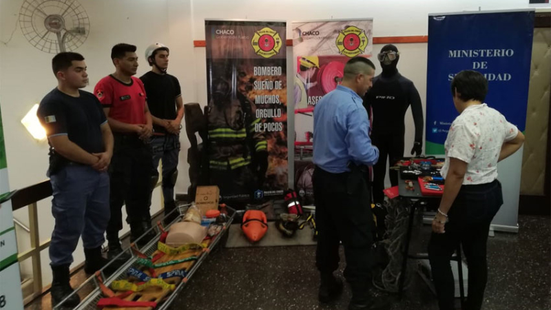 Bomberos participaron de Jornada de Seguridad y Salud Ocupacional