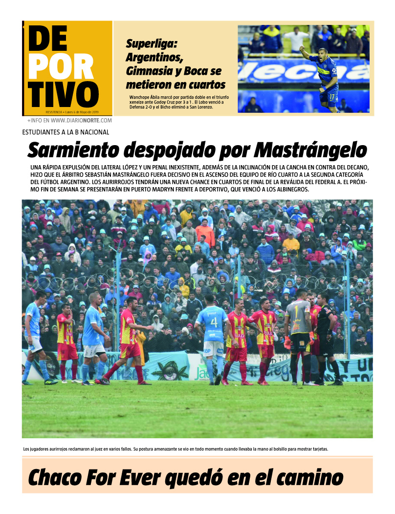 Sarmiento despojado por Mastrángelo