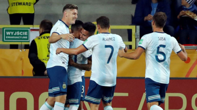 Mundial Sub20: Argentina arrancó con una goleada ante Sudáfrica