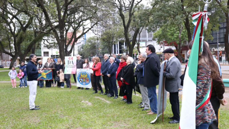 Homenaje de Resistencia por los 73 años de la República de Italia