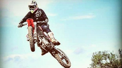 David Sona se subió al podio del Motocross Extremo