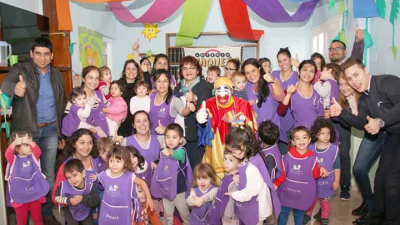 Jardín de infantes celebró su día con Piñón Fijo
