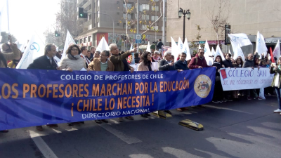 Chile: docentes sostienen paro por tiempo indeterminado
