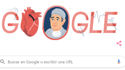 Google homenajea a René Favaloro con un doodle, a 96 años de su nacimiento