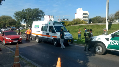 Transportaban más de 300 kilos de marihuana en una ambulancia
