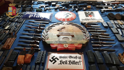 Incautan arsenal de guerra a la extrema derecha italiana